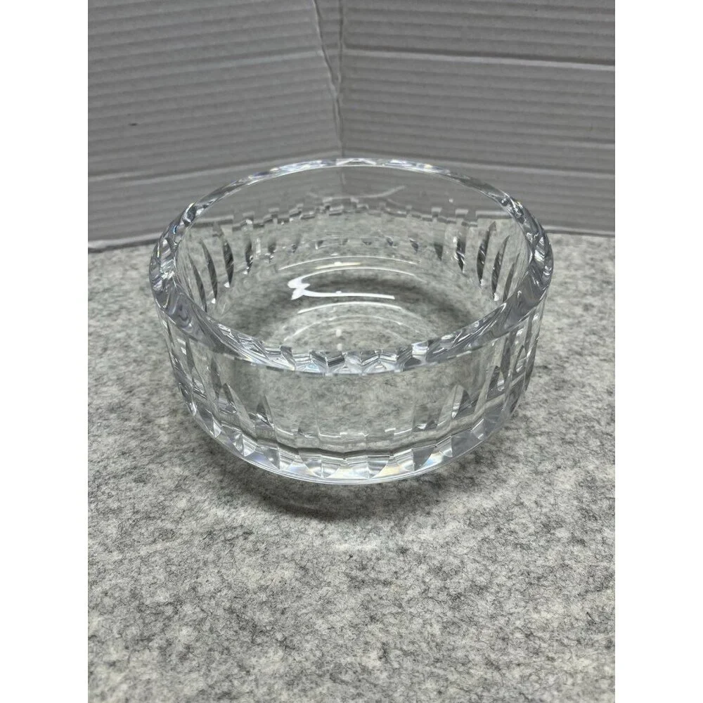PV08545 Vintage Sven Palmquist Orrefors Crystal #4066 Bowl LEGEND LEAVES